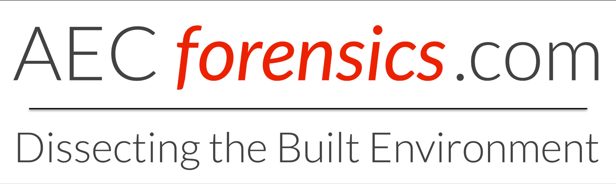 Dissecting the Built Environment
